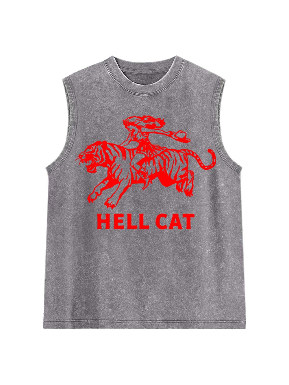 Hell Cat Washed Tank Top