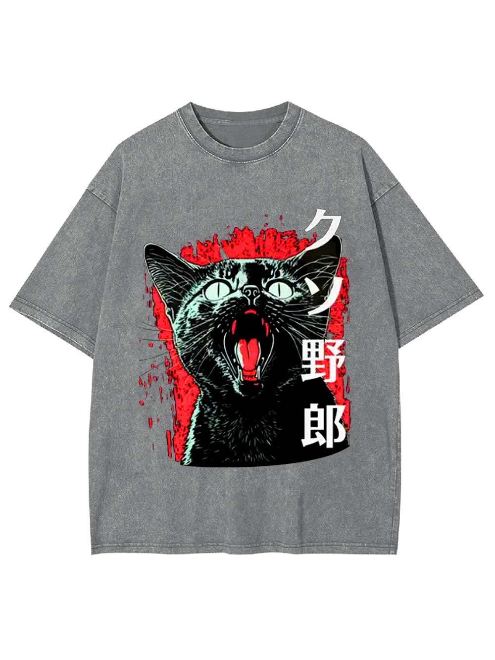 Fierce Feline Fury Washed Tshirt