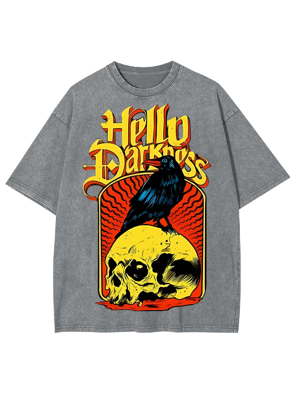 HELLO DARKNESS WASHED TSHIRT