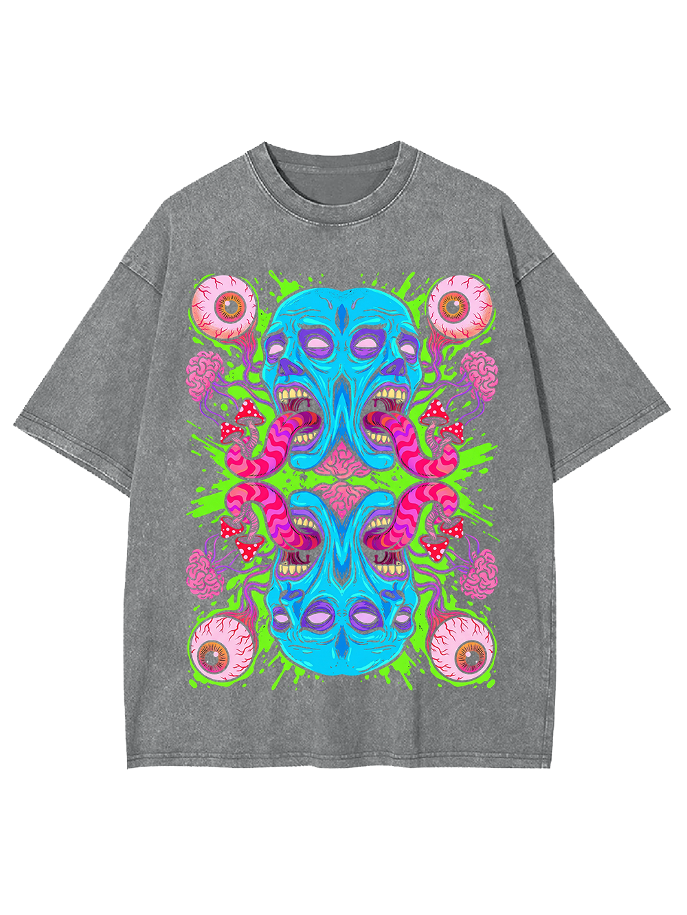 Symmetric Scream Washed Tshirt