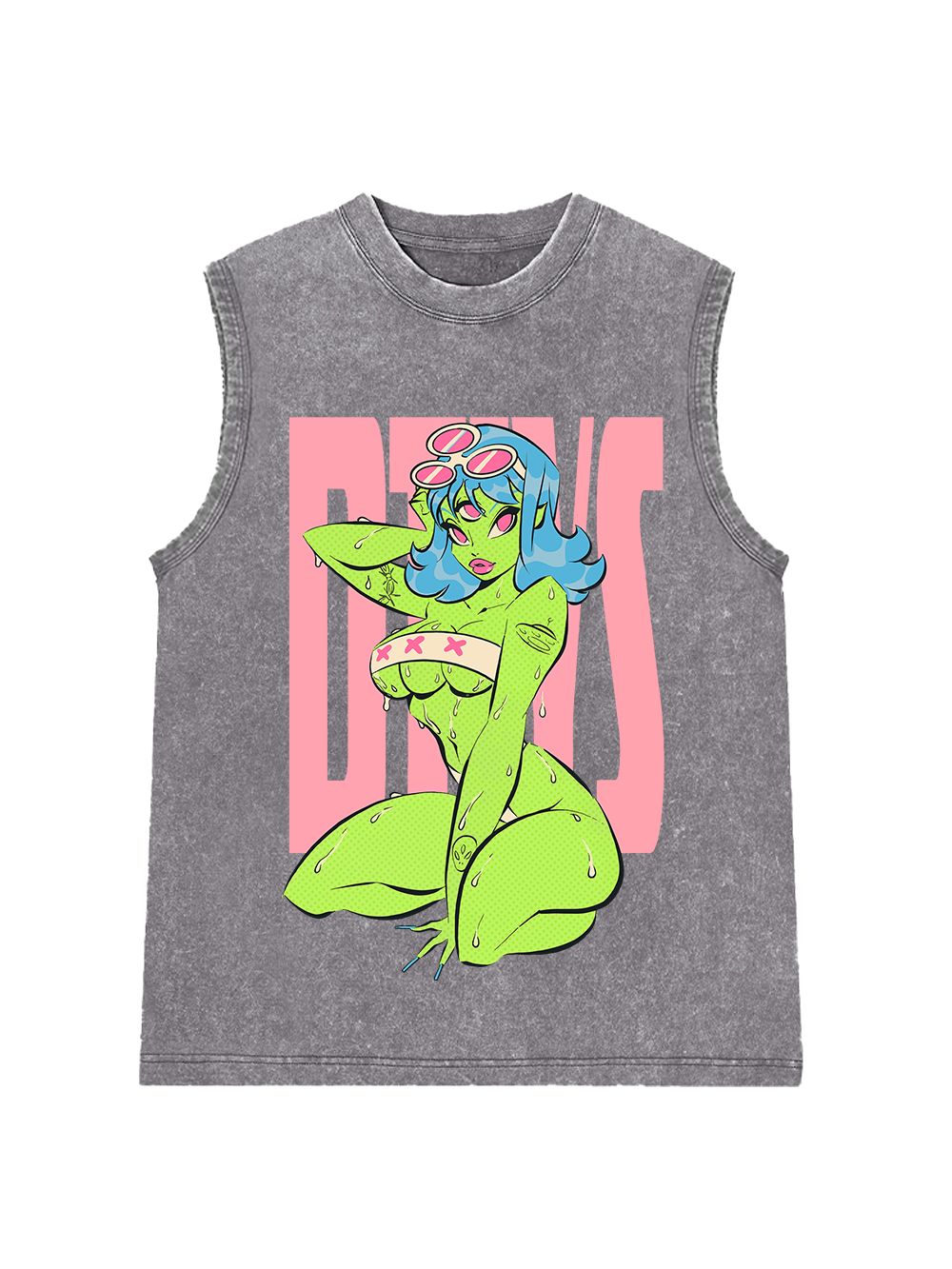 Alien Diva Washed Tank Top