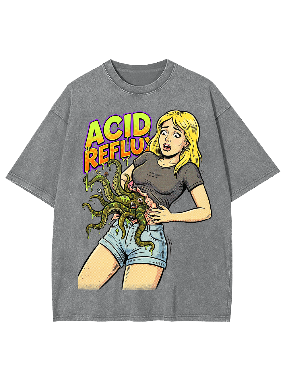 ACID REFLUX Washed Tshirt