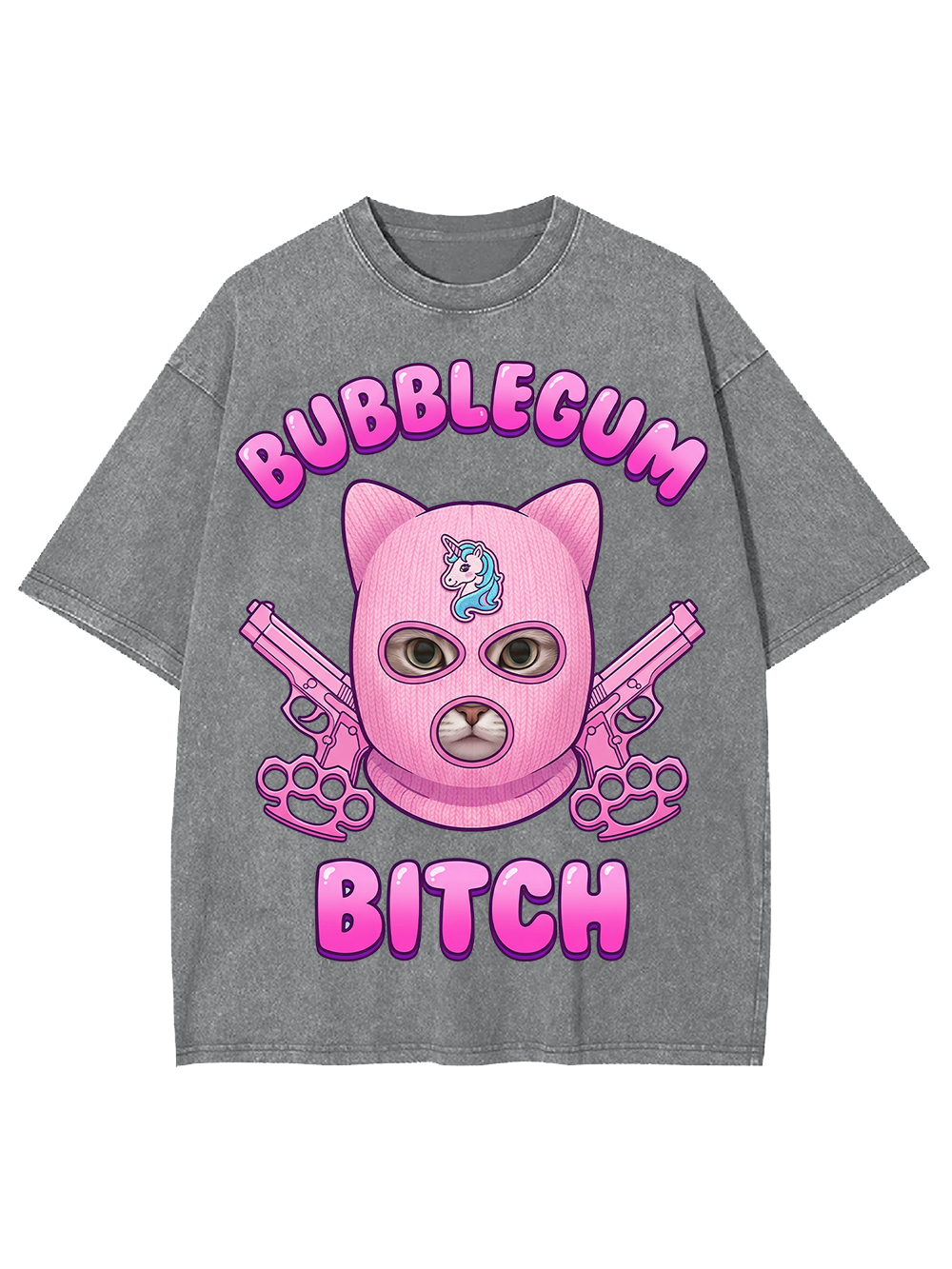 BUBBLEGUM BITCH Washed Tshirt
