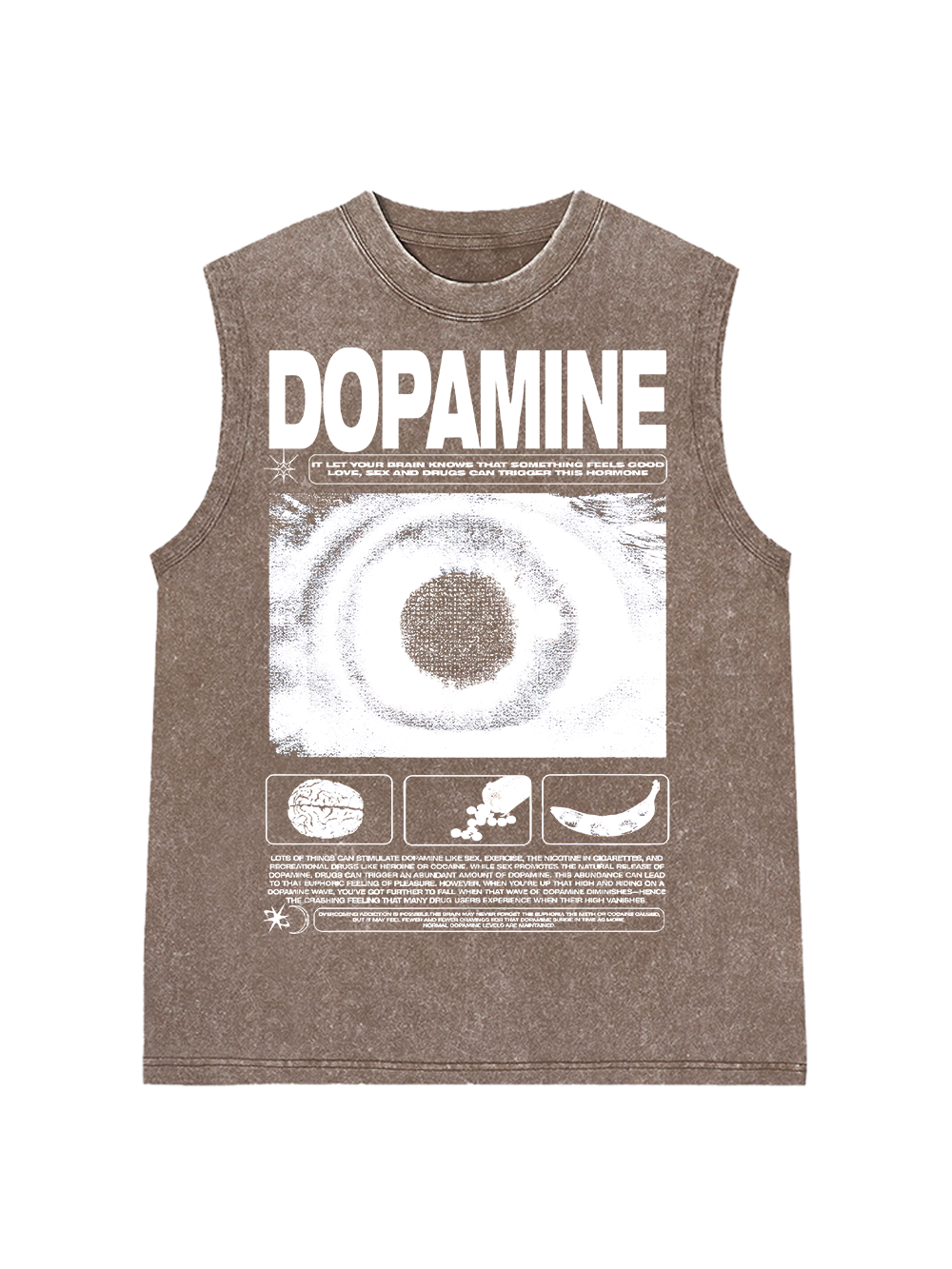 DOPAMINE RUSH Washed Tank Top