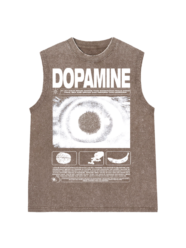 DOPAMINE RUSH Washed Tank Top