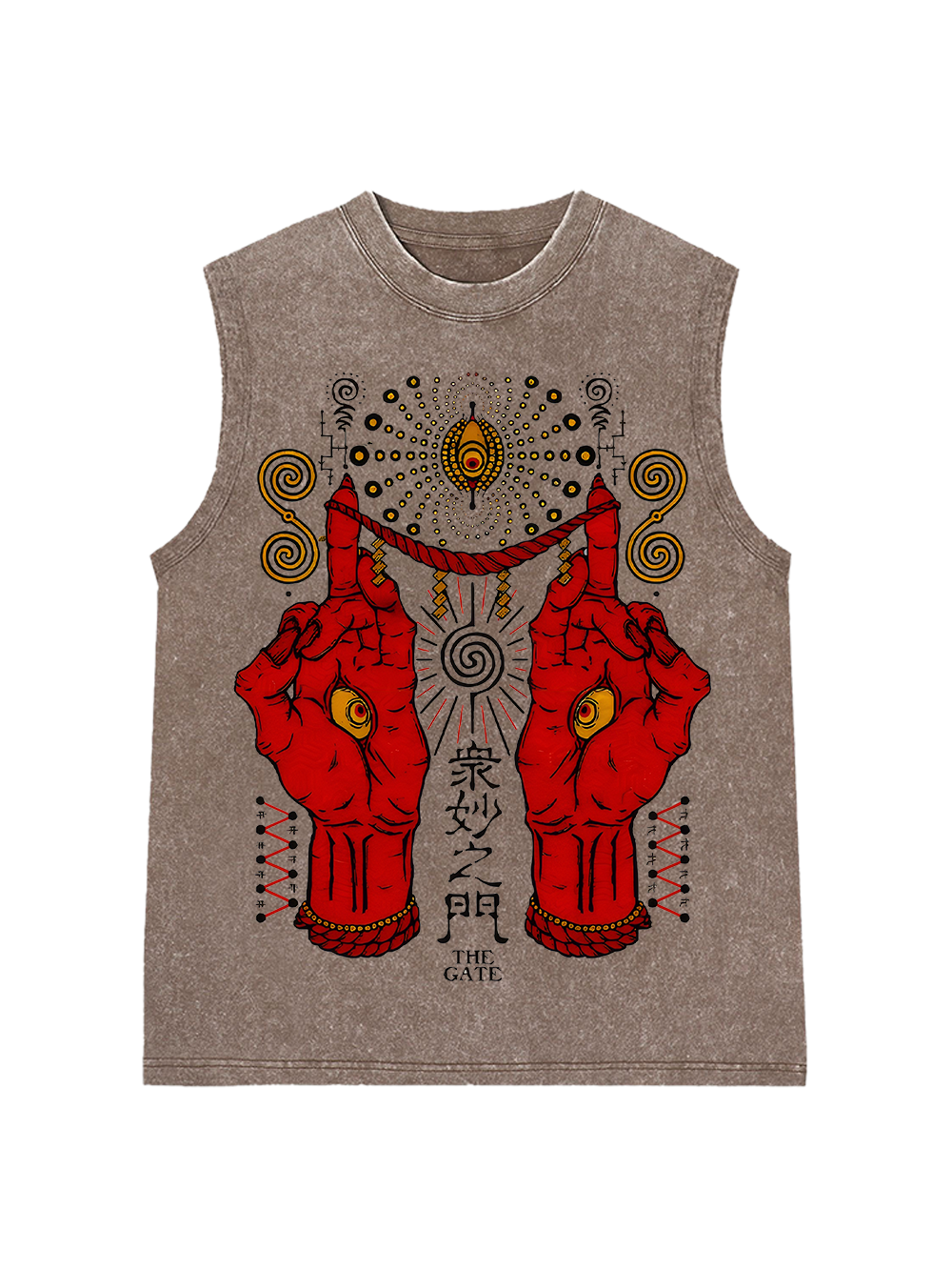 The Mystical Gate Washed Tank Top