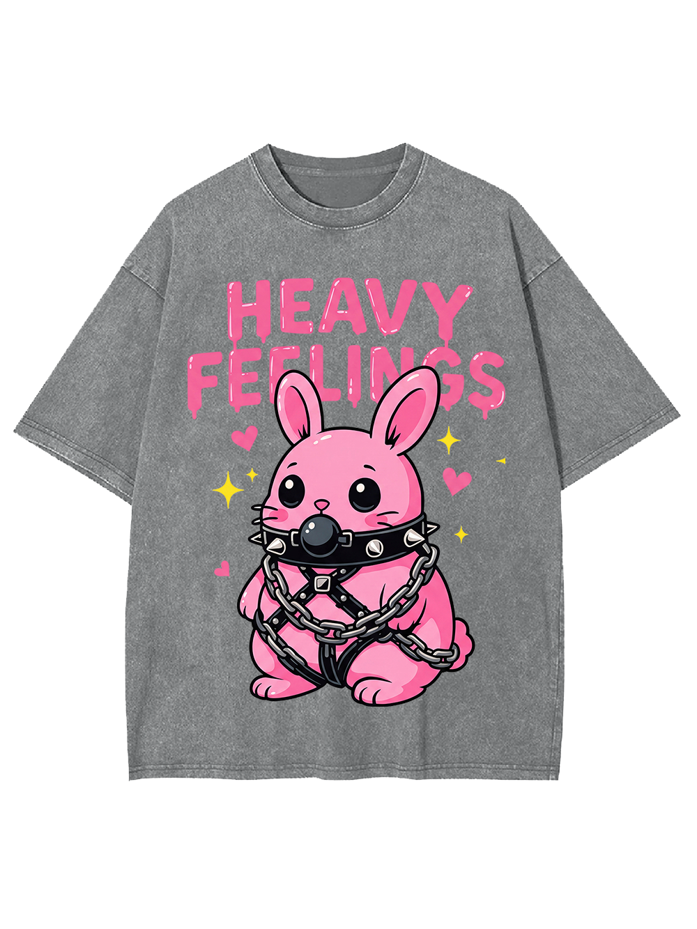 HEAVY FEELINGS Washed Tshirt