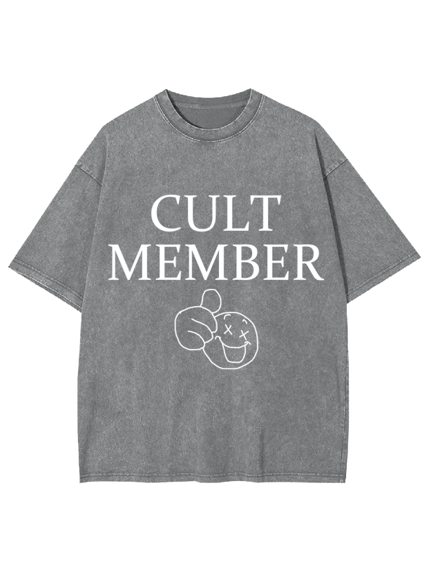 CULT MEMBER Washed Tshirt