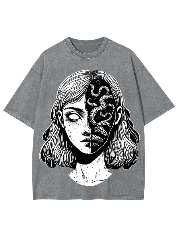 The Duality Within Washed Tshirt