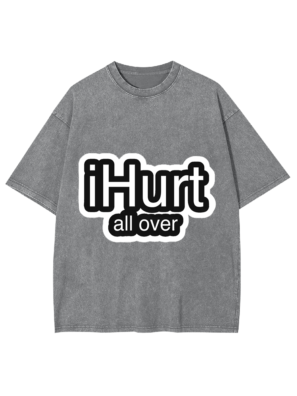 iHurt All Over Washed Tshirt