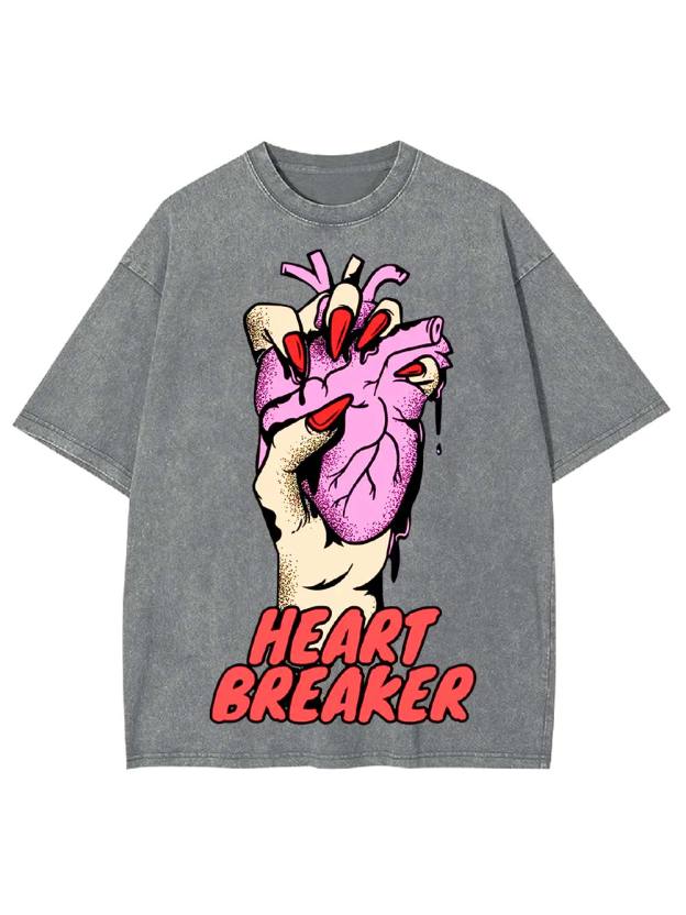 Heart Breaker Washed Tshirt