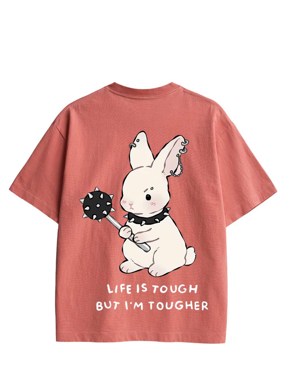 Tough Bunny Double Sided Print Washed TShirt