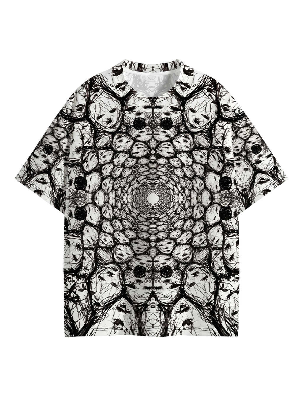HORROR MASKS Eco Oversized Graphic Tees
