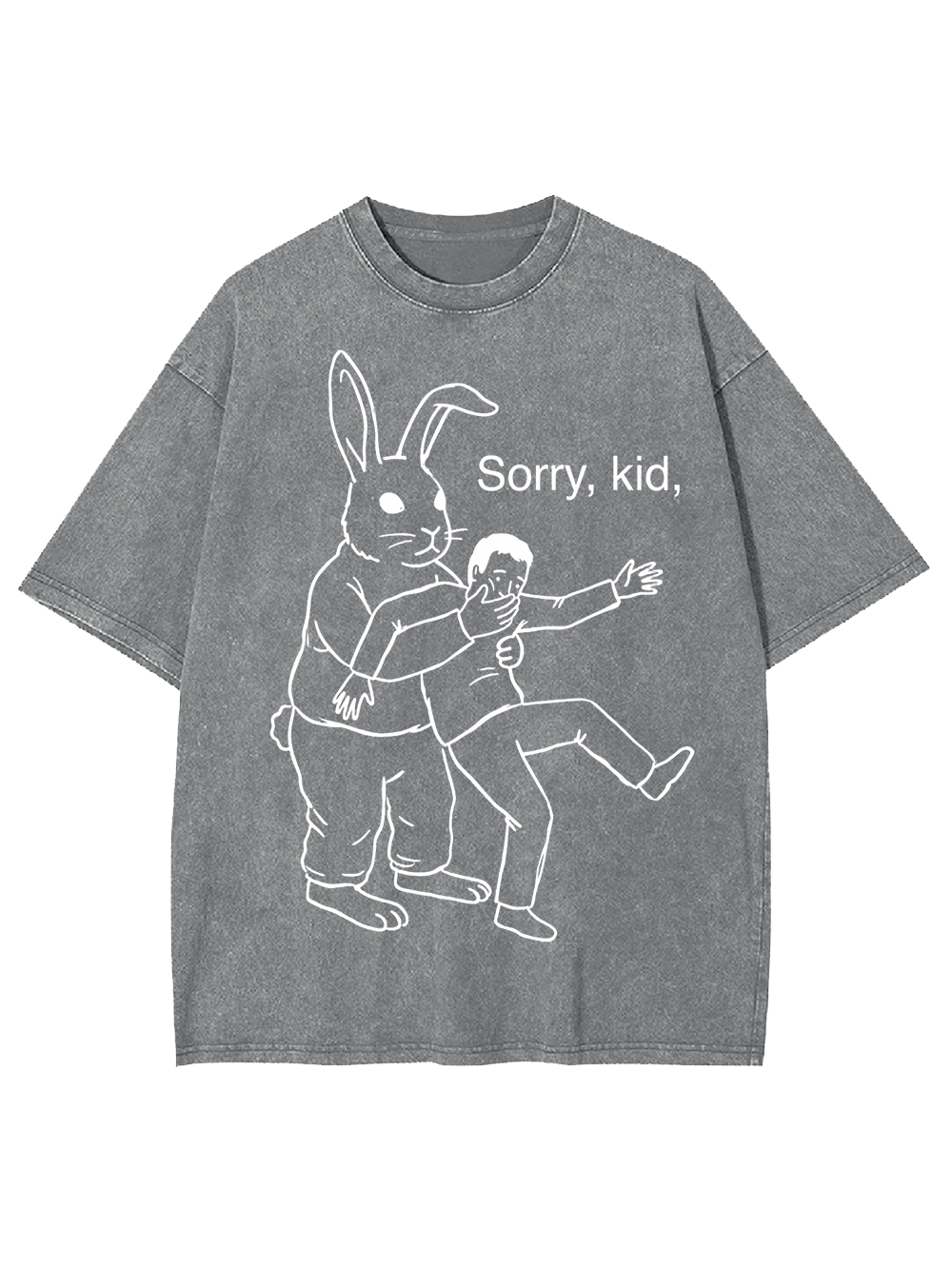 Sorry, kid Washed Tshirt