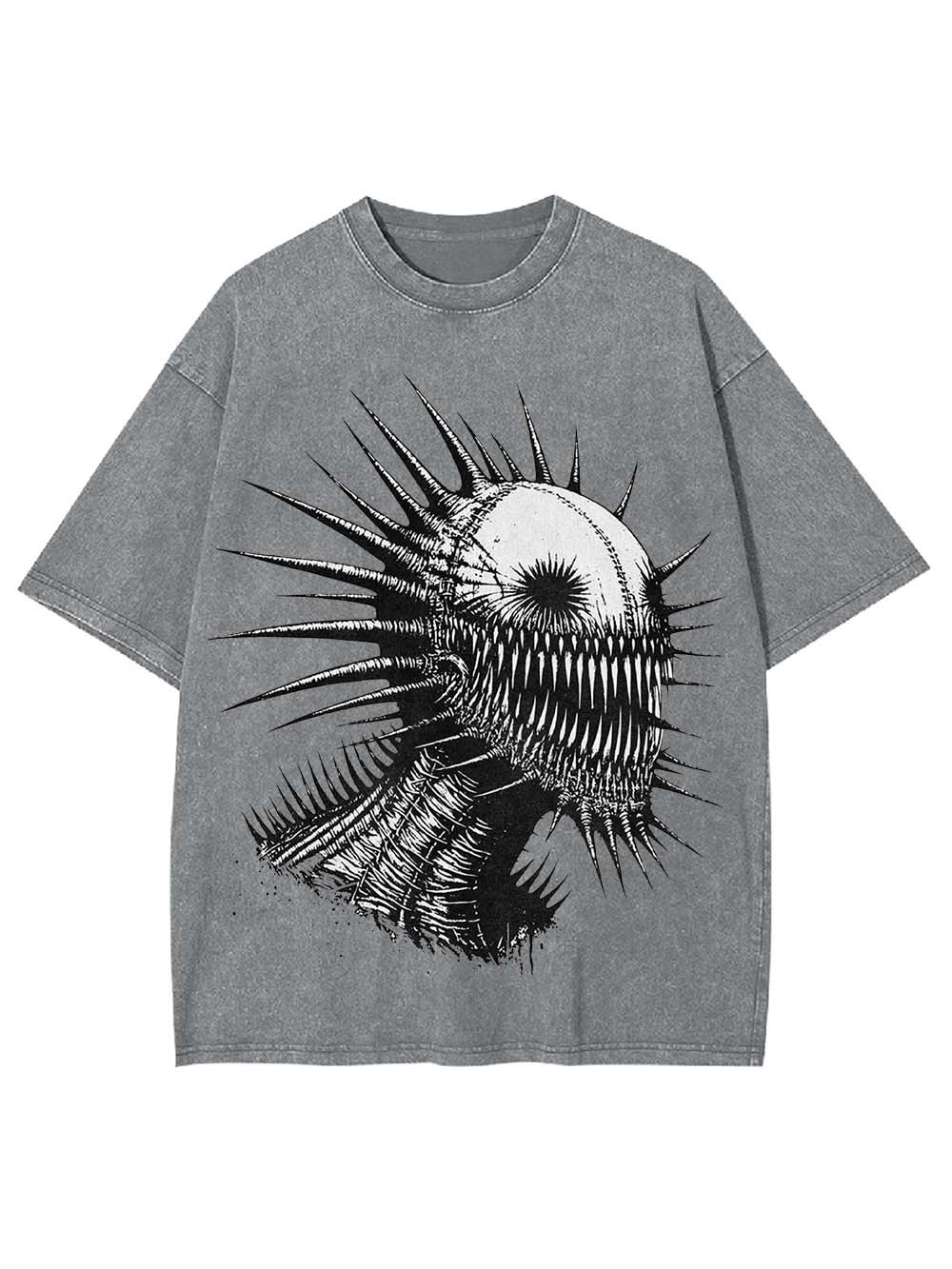 Spiked Nightmare Washed Tshirt