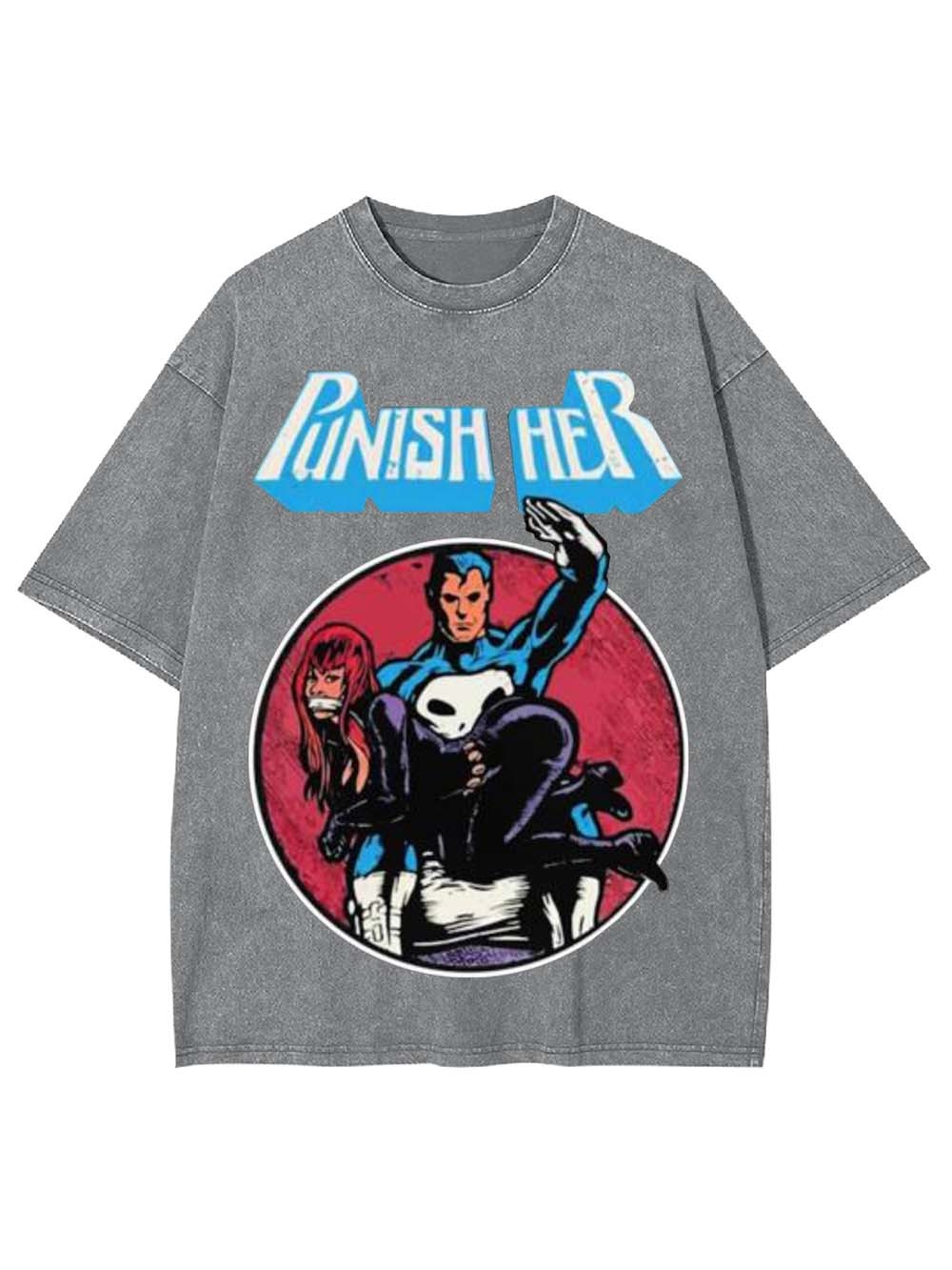 Punish Her Washed Tshirt
