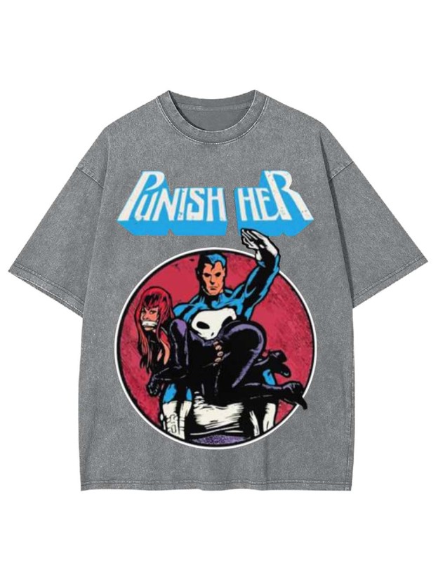 Punish Her Washed Tshirt