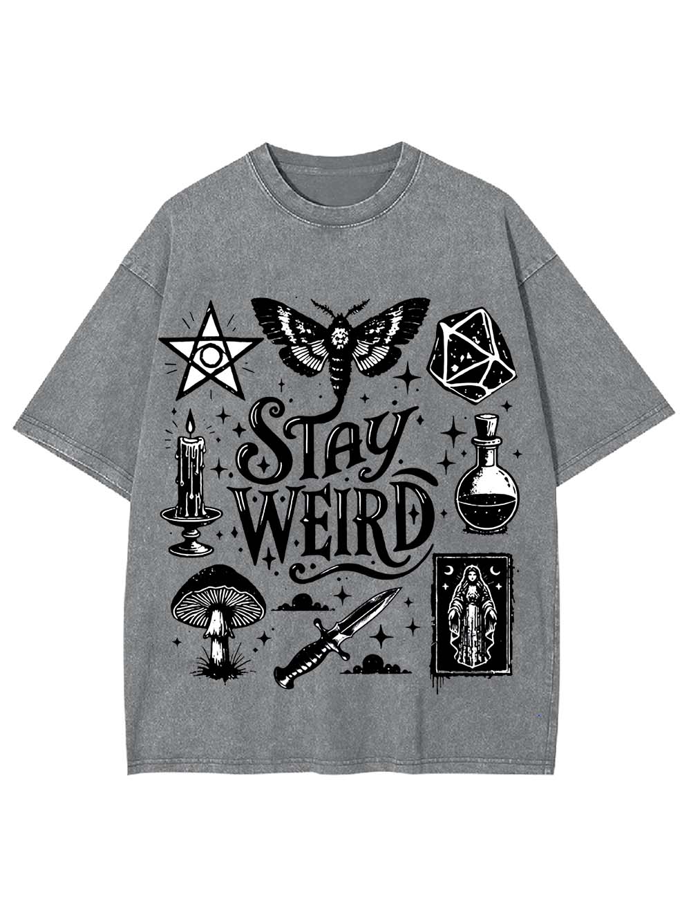 Mystic Vibes Washed Tshirt