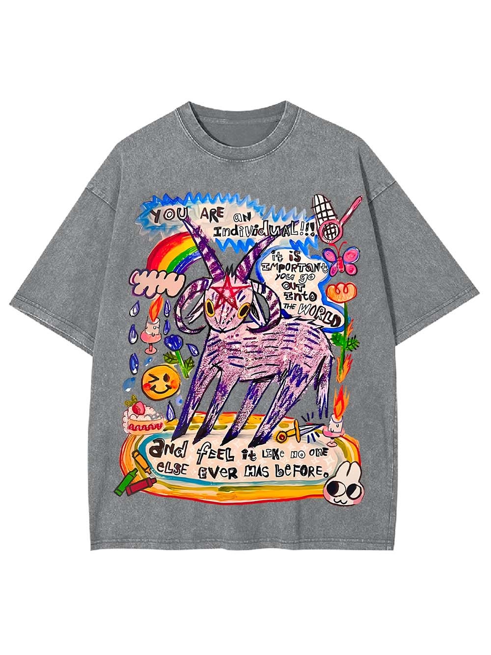 EMBRACE YOUR INDIVIDUALITY WASHED TSHIRT