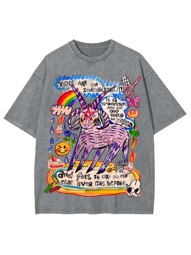 EMBRACE YOUR INDIVIDUALITY WASHED TSHIRT