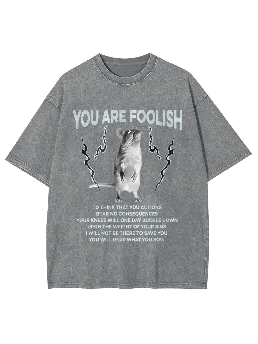 You Are Foolish Washed Tshirt