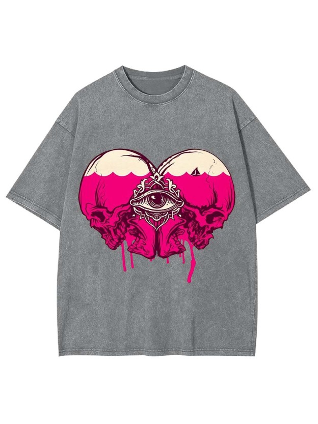 Heart of the All-Seeing Washed Tshirt