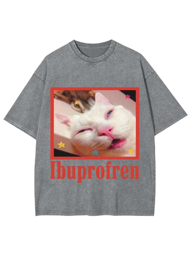 Purrfectly Numb Washed Tshirt