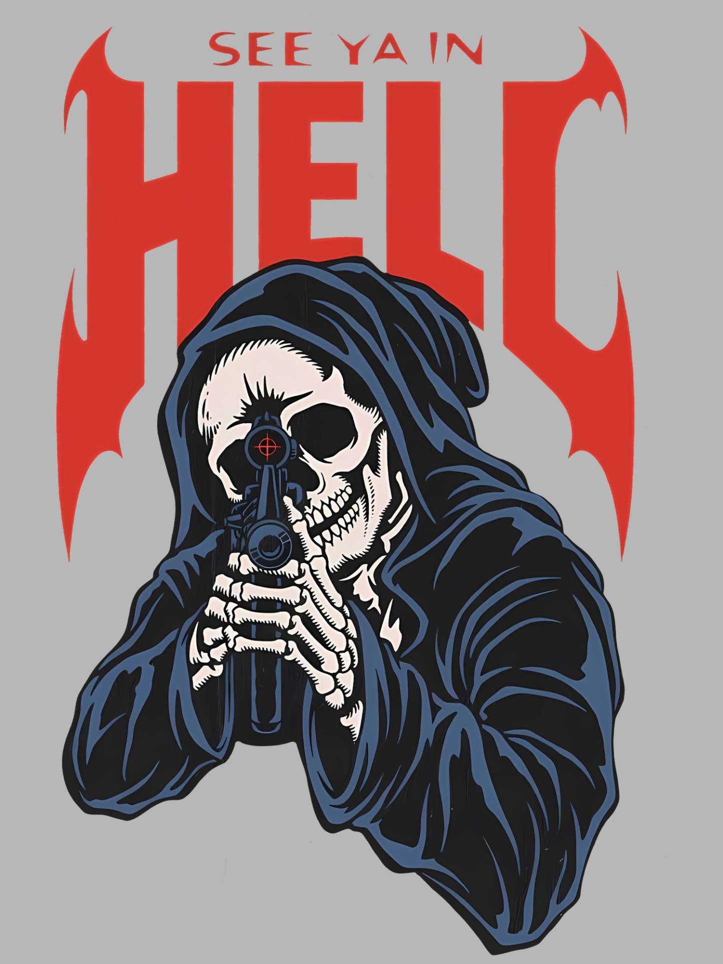 See Ya In Hell Washed Tshirt