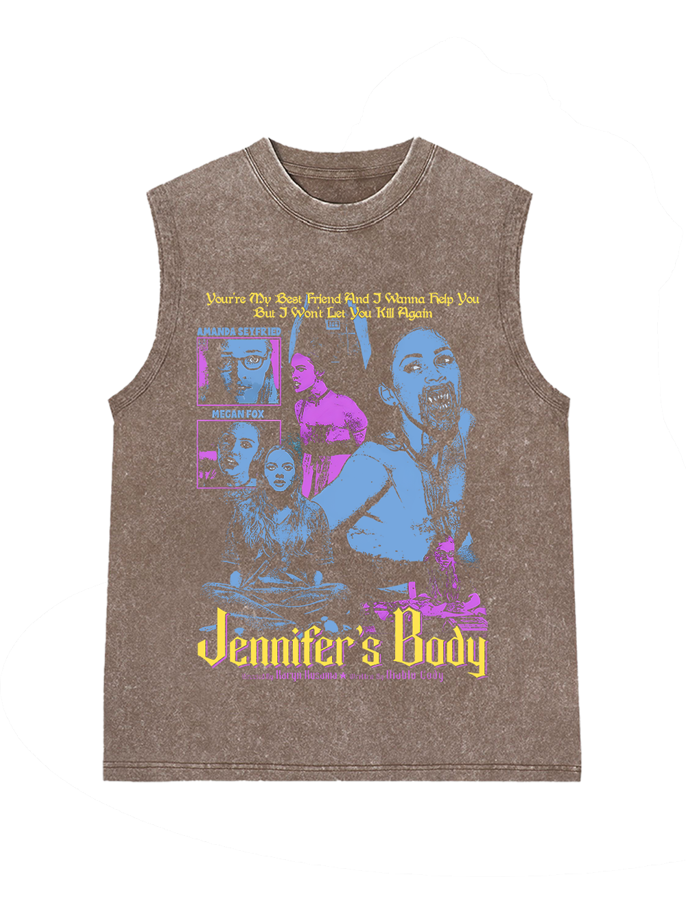JENNIFER'S BODY WASHED TANK TOP