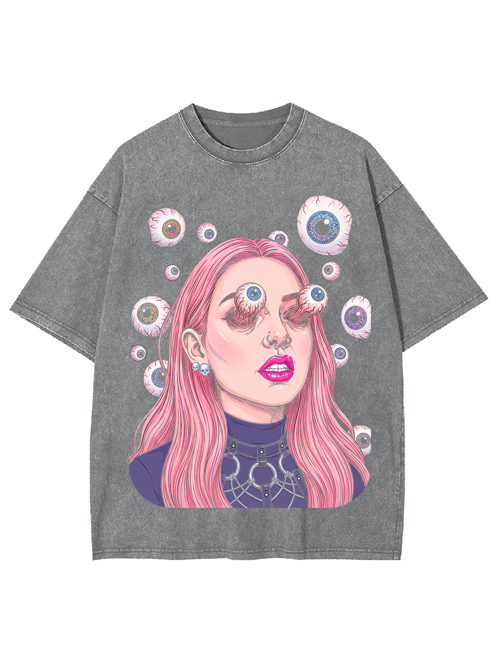 EYE OF THE PINK PHOENIX WASHED TSHIRT