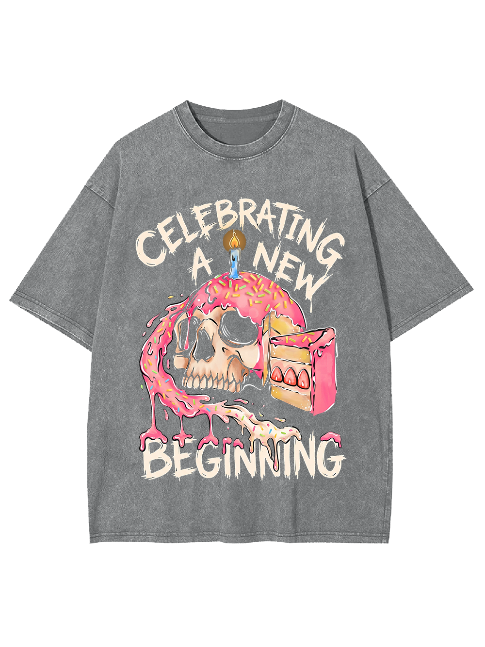 CELEBRATING A NEW BEGINNING WASHED TSHIRT