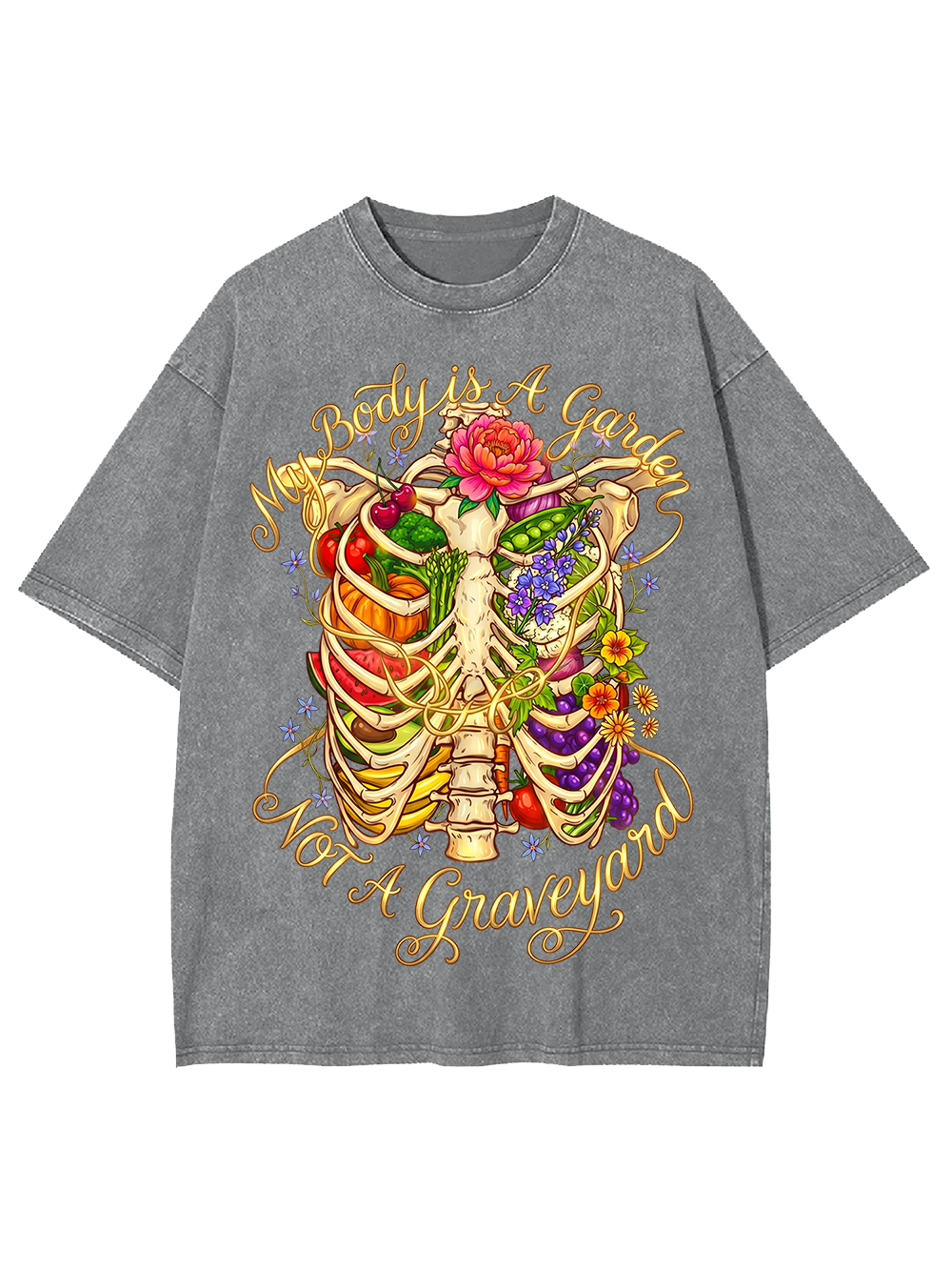 MY BODY IS A GARDEN WASHED TSHIRT