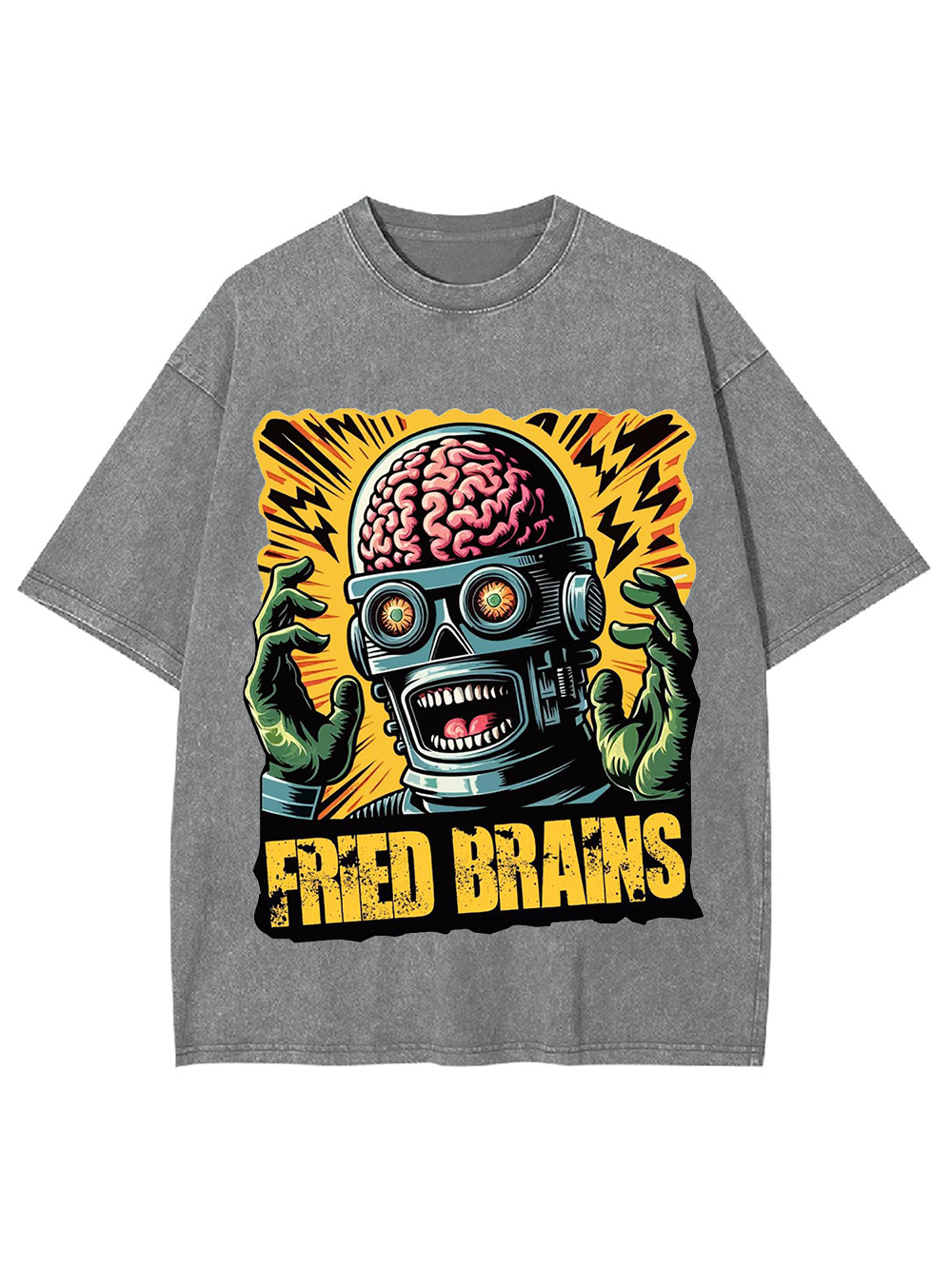 FRIED BRAINS WASHED TSHIRT