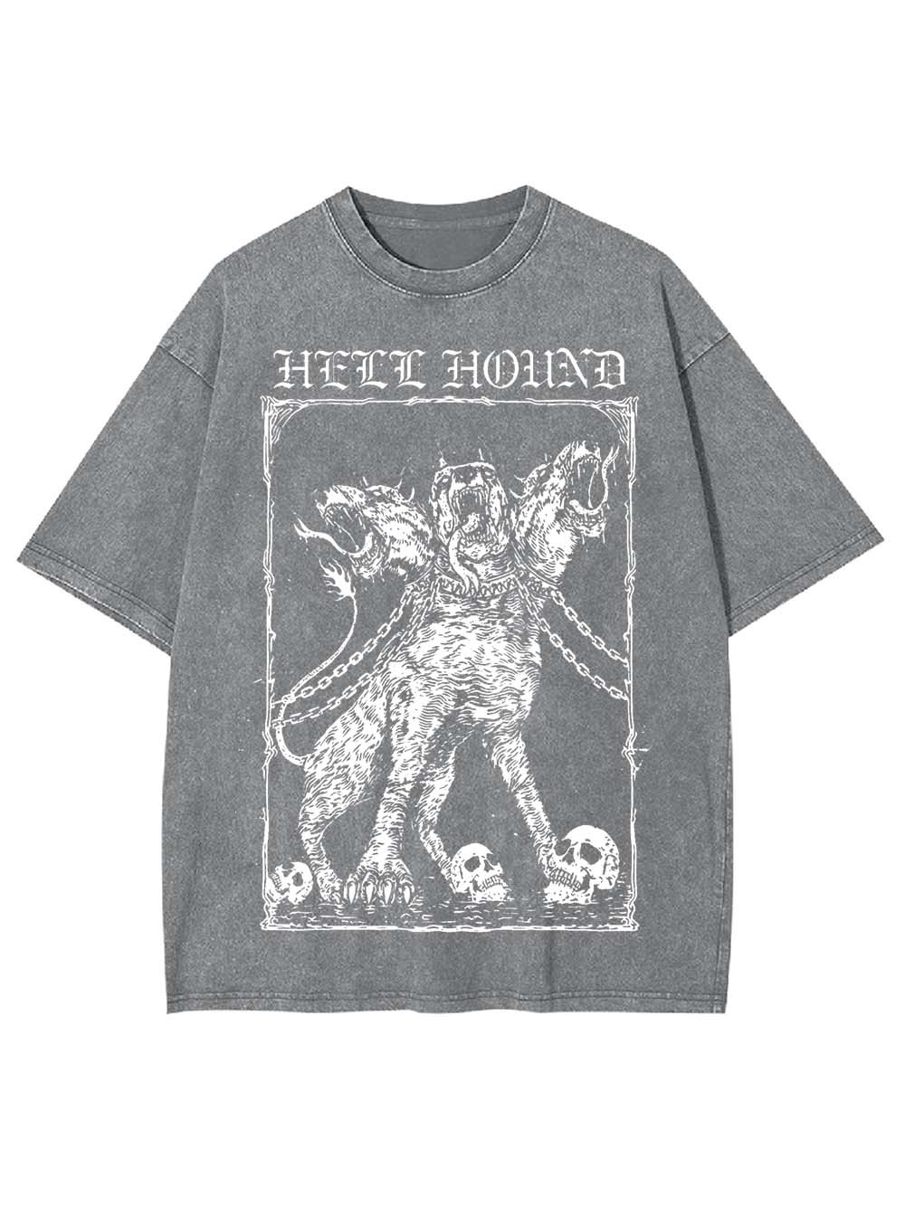 The Cerberus Unleashed Washed Tshirt