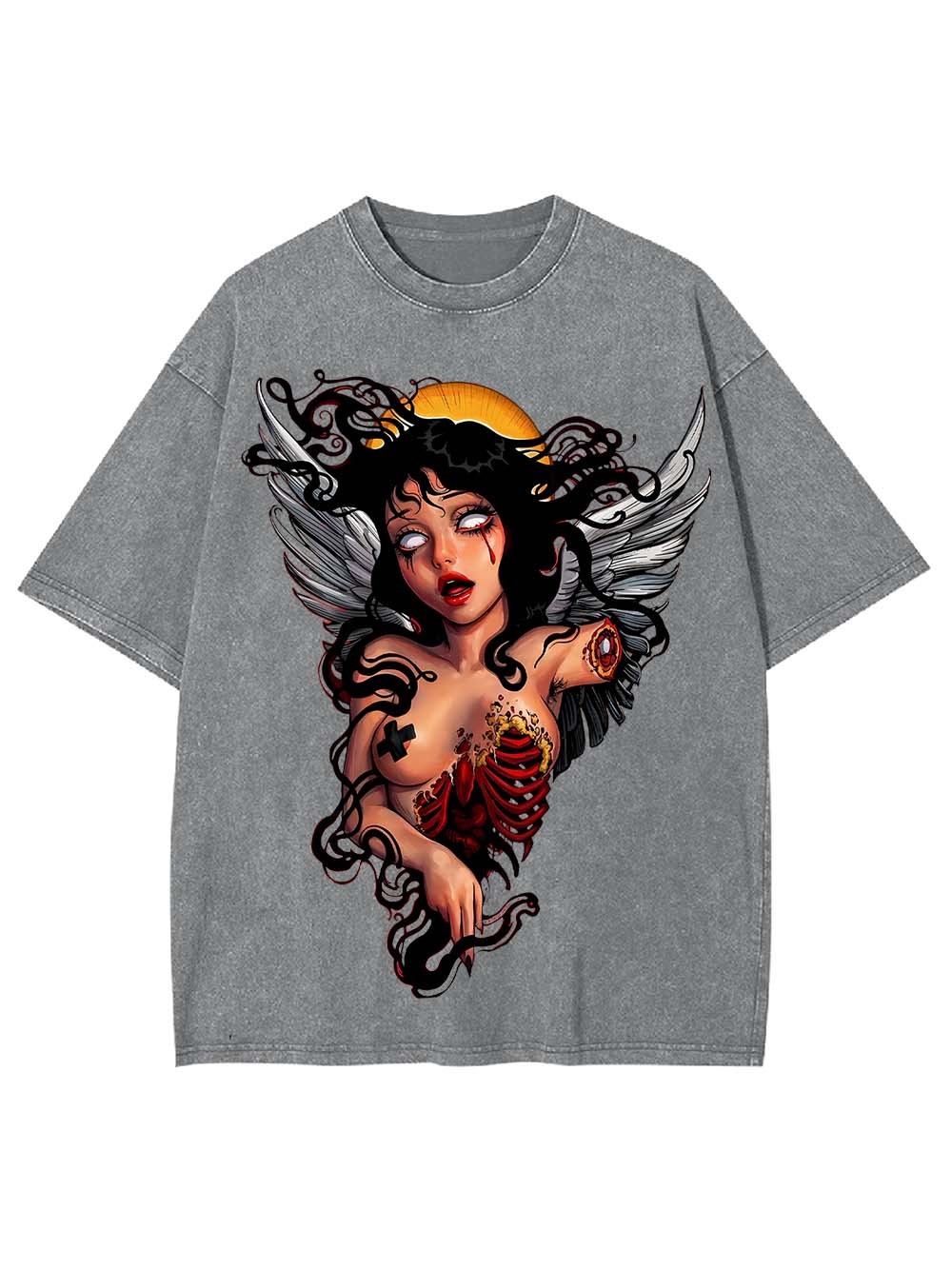 FALLEN ANGEL OF DESPAIR WASHED TSHIRT