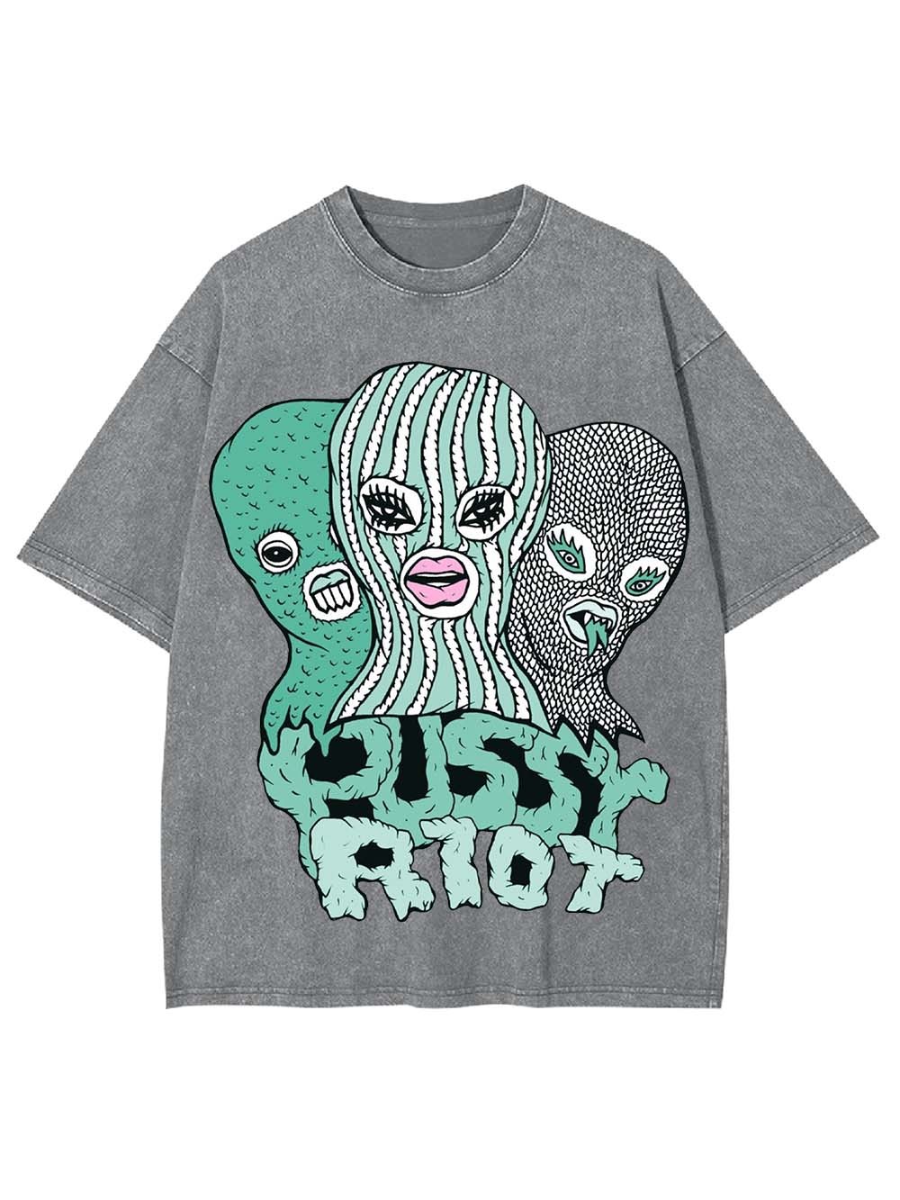 PUSSY RIOT WASHED TSHIRT