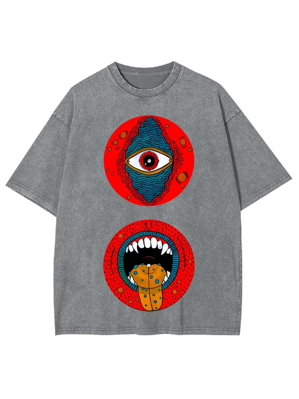 Eye and Mouth Realms Washed Tshirt