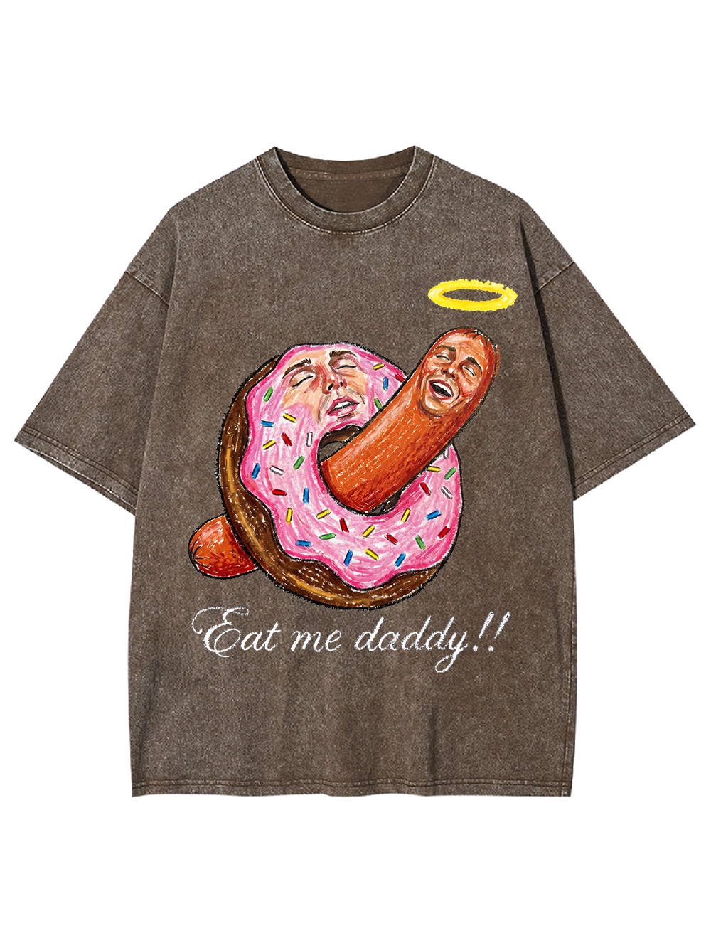 EAT ME DADDY WASHED TSHIRT