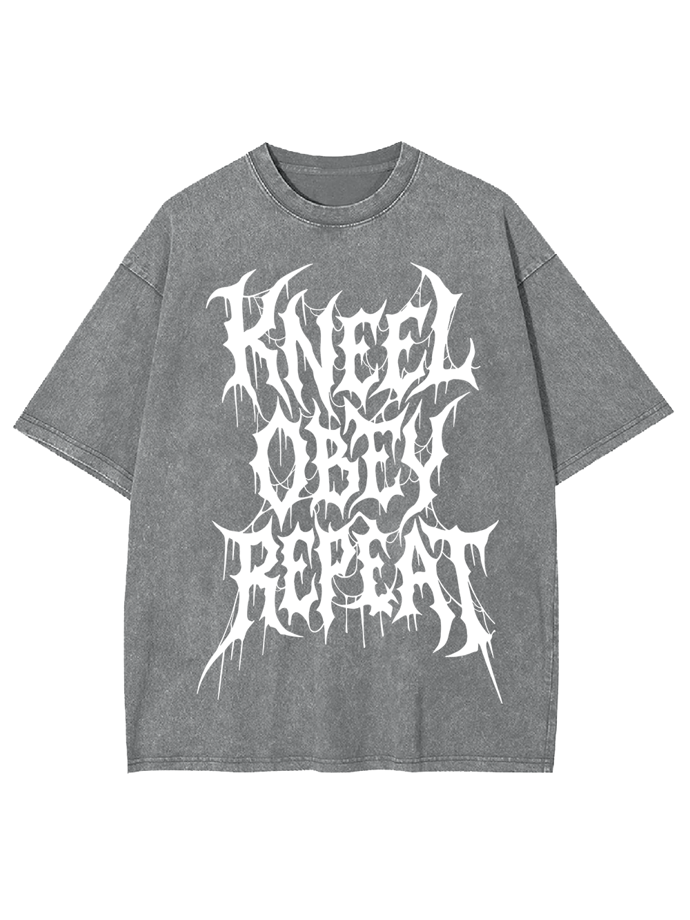 KNEEL OBEY REPEAT WASHED TSHIRT