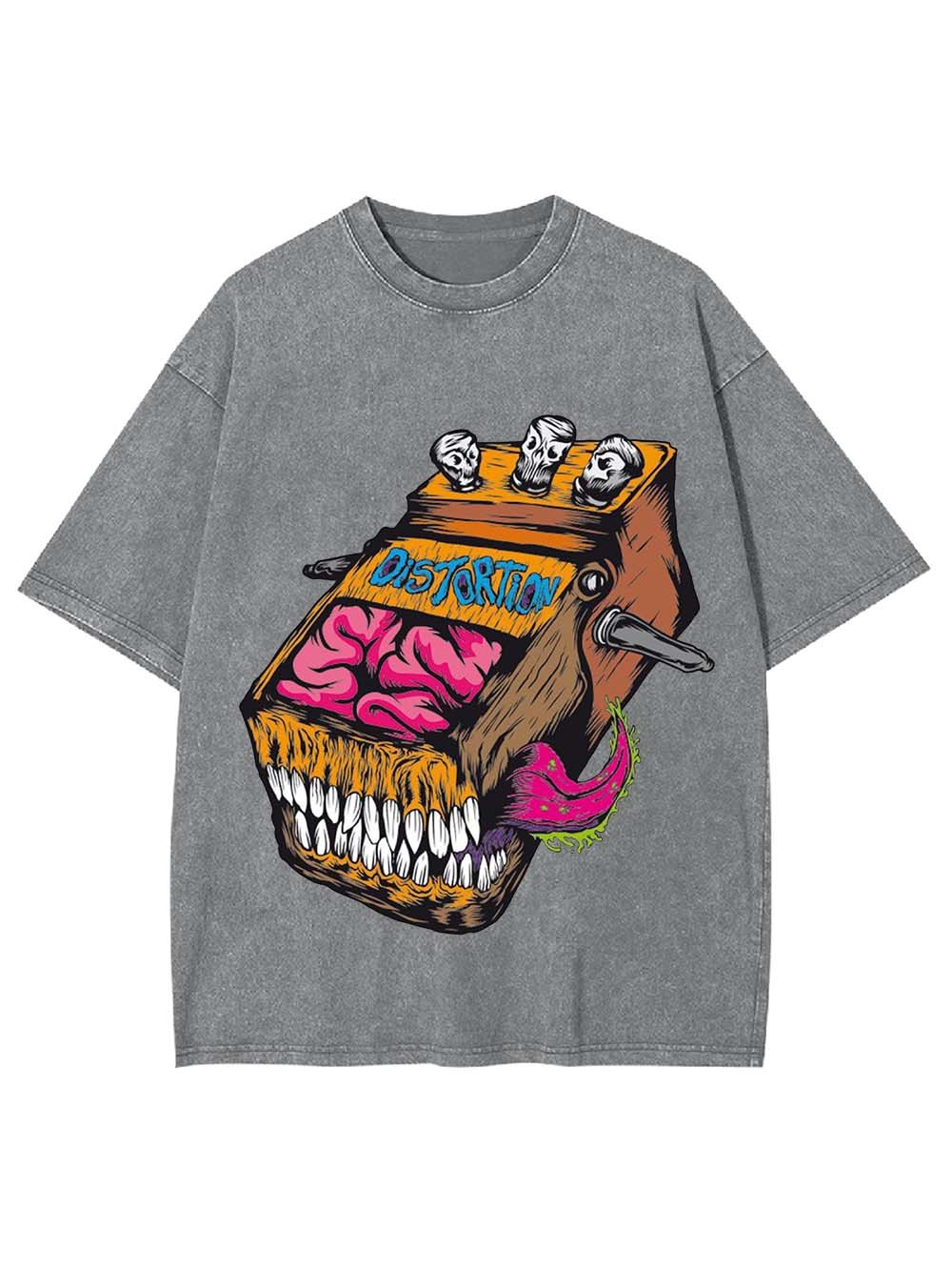 BRAIN DISTORTION DEVICE WASHED TSHIRT