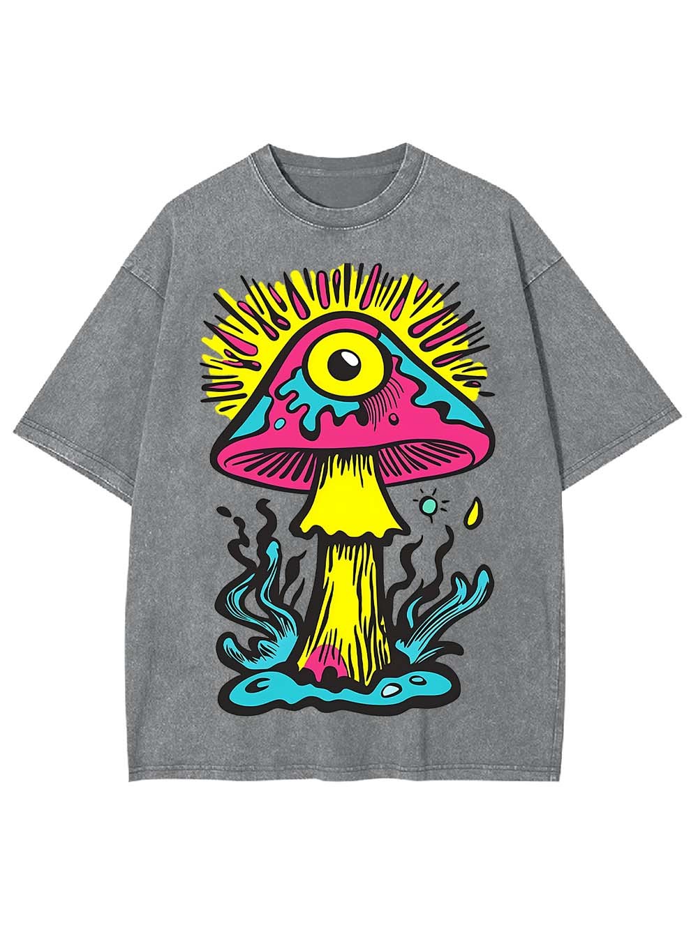 EYE OF THE MUSHROOM WASHED TSHIRT
