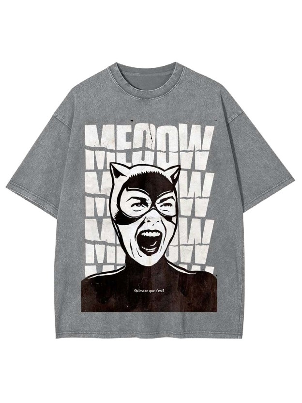 Meoow Washed Tshirt
