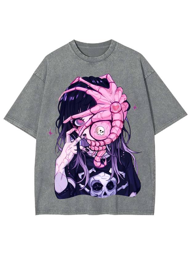 Alien Embrace Washed Tshirt