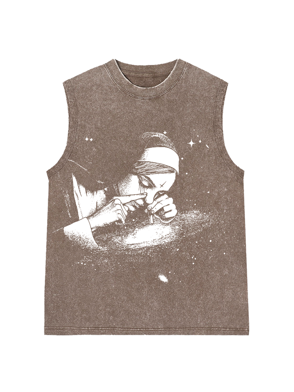 NUN GALAXY WASHED TANK TOP