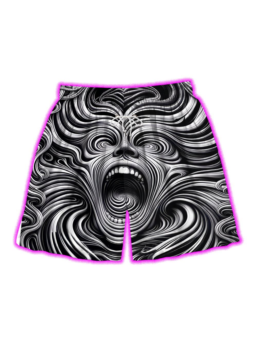 SCREAMING SPIRAL NIGHTMARE ALL OVER PRINT SHORTS