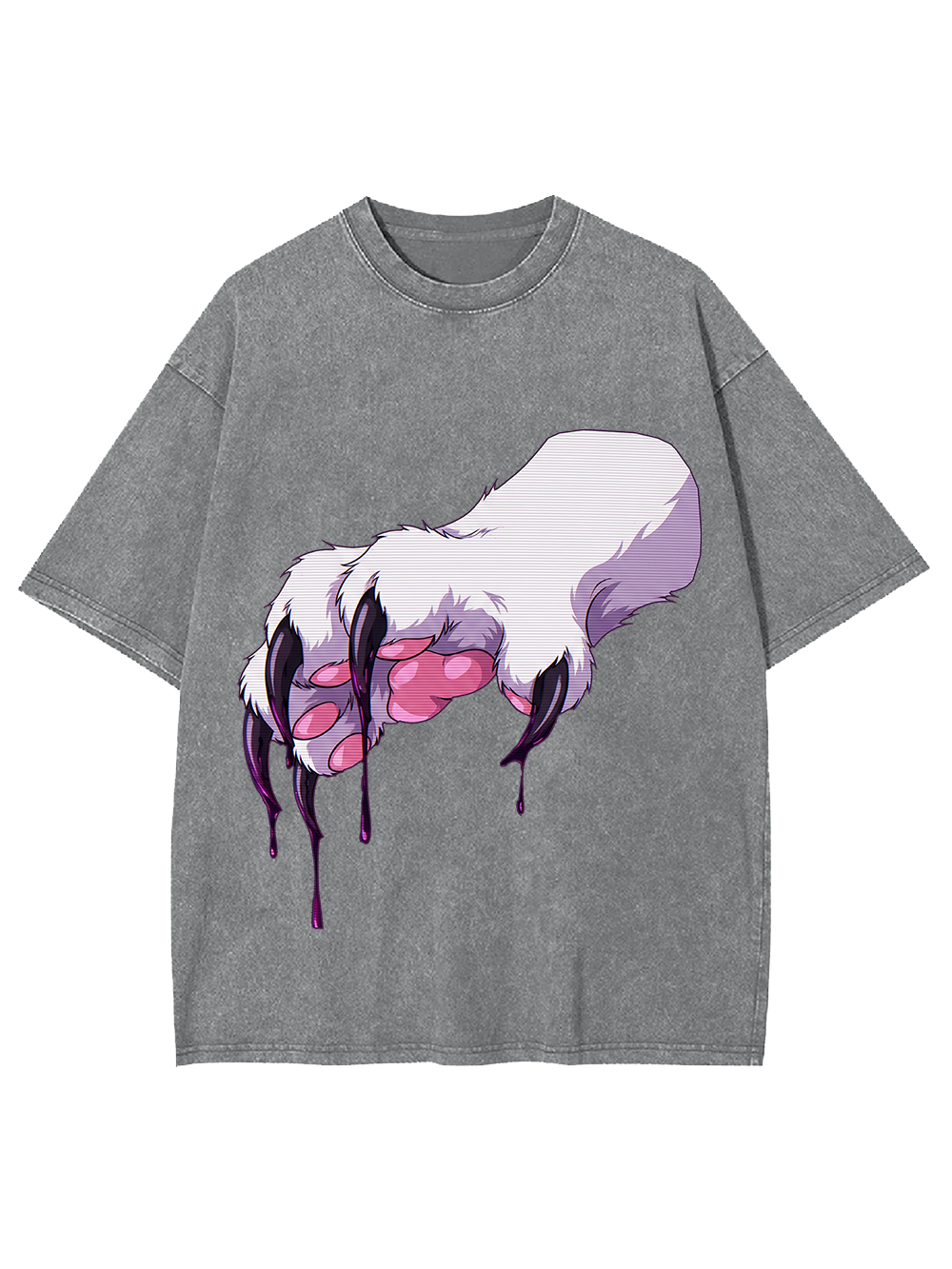 VAMPIRE KITTY CLAW WASHED TSHIRT