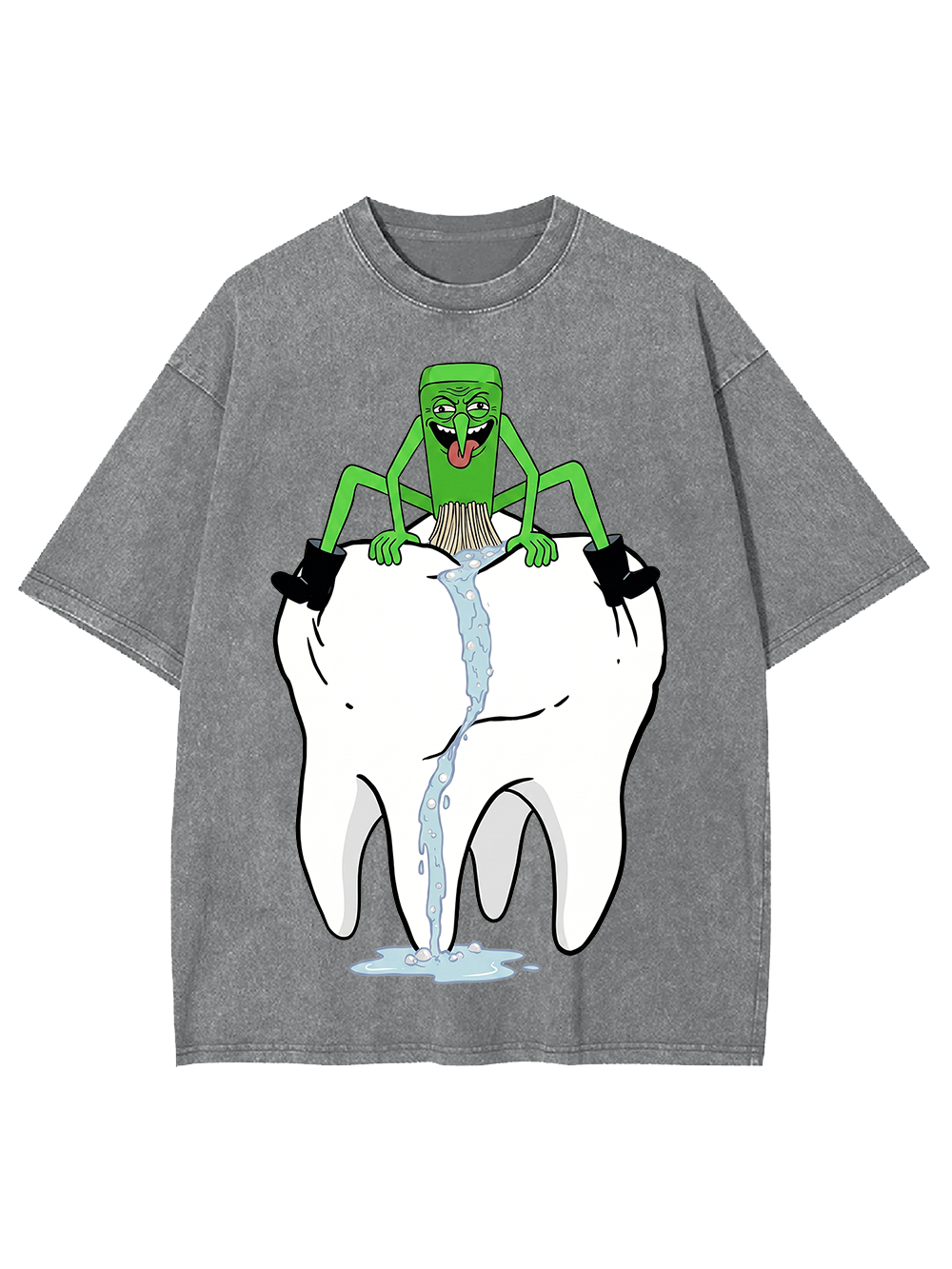 TOOTH WATERFALL GREMLIN WASHED TSHIRT