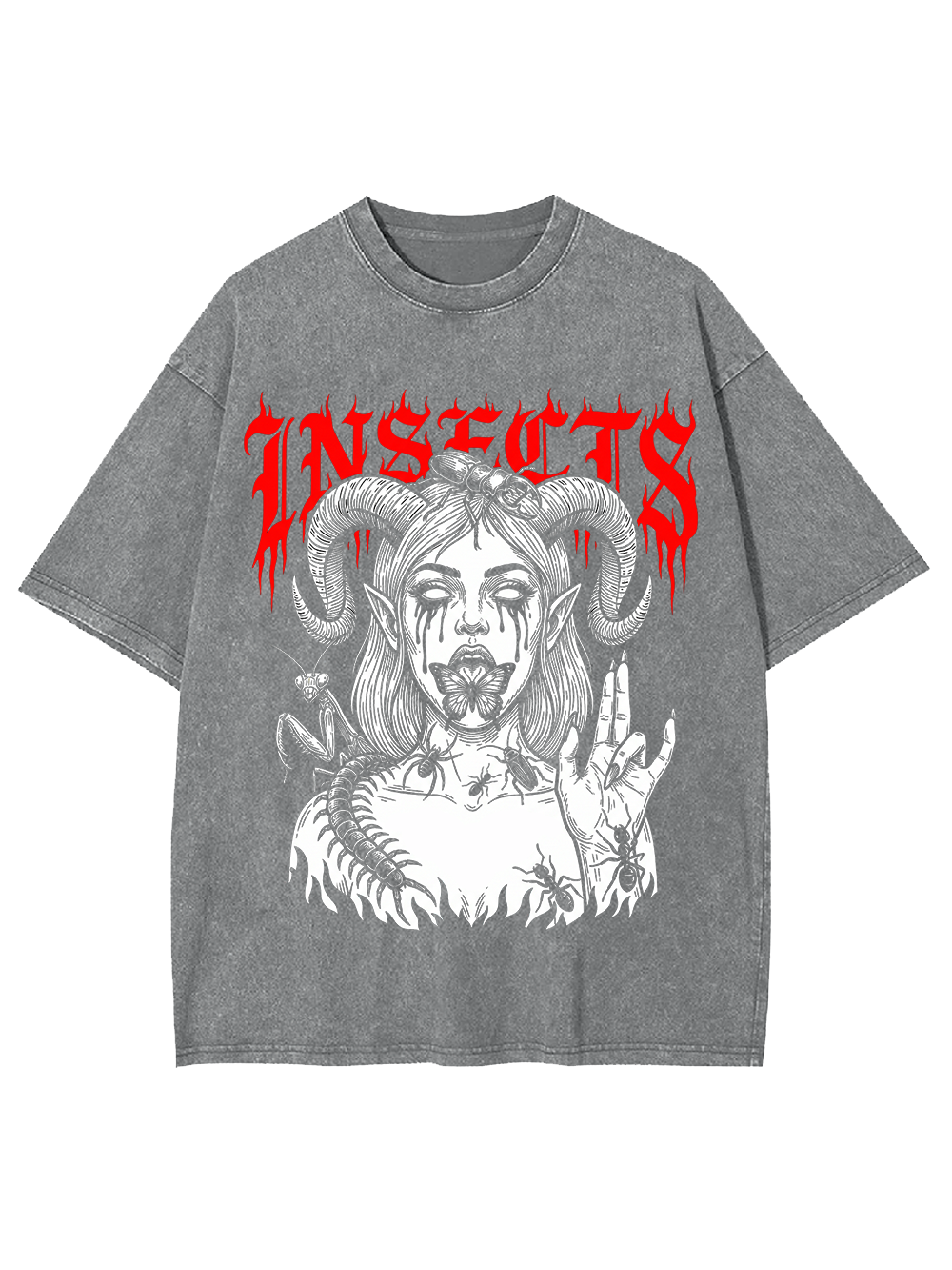 INSECTS WASHED TSHIRT
