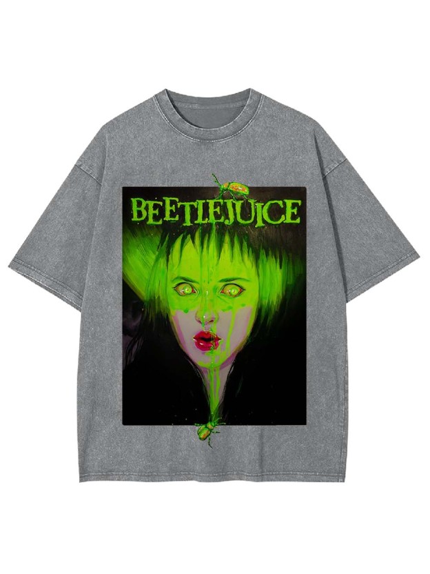 Beetlejuice Washed Tshirt