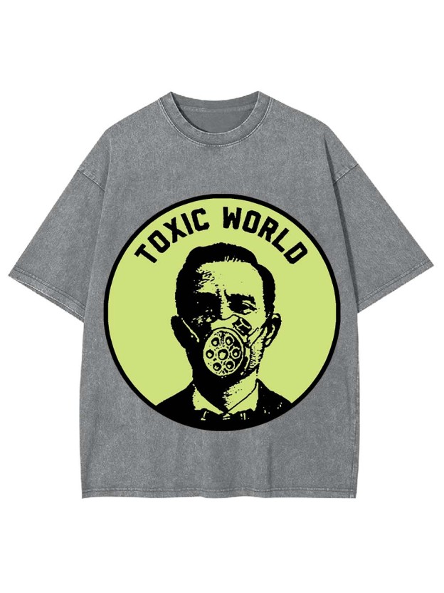 Toxic World Washed Tshirt